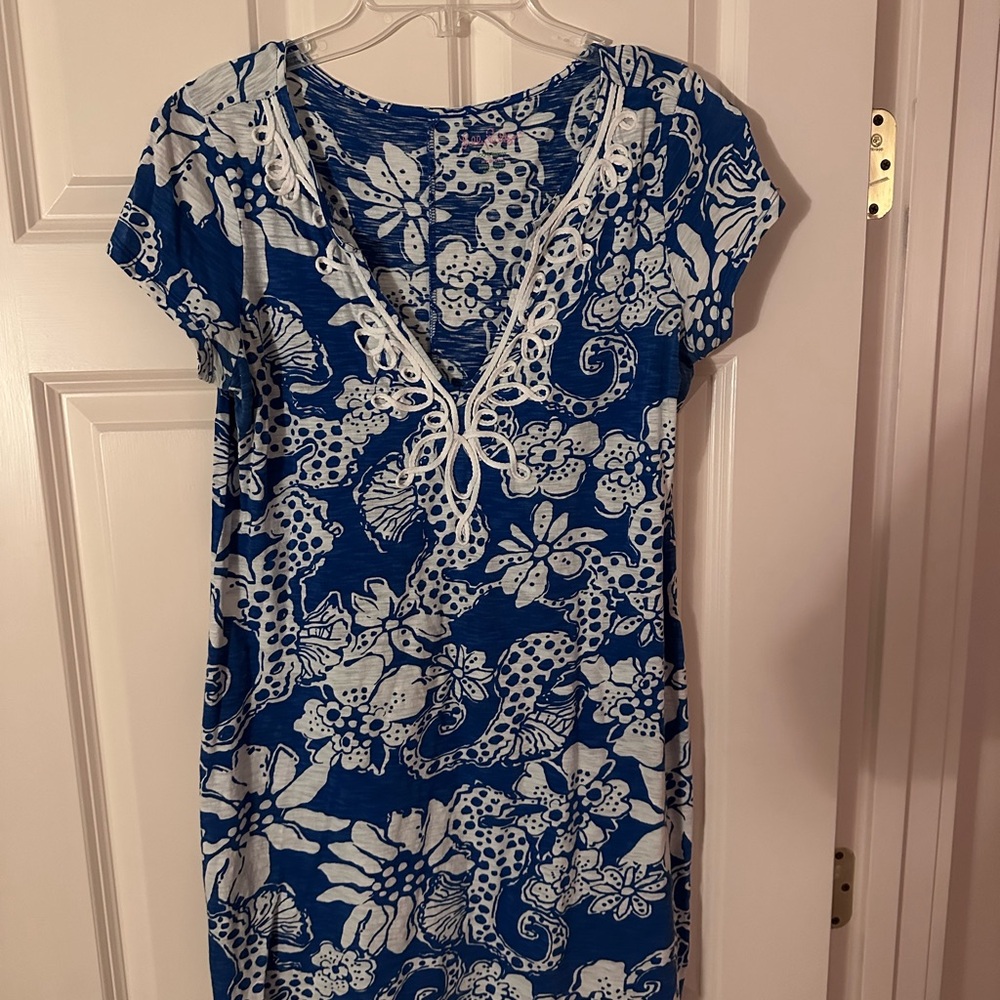 Lily Pulitzer Blue and White dress